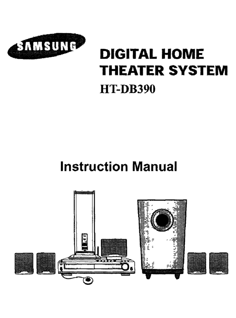 Samsung HT-DB390 instruction manual