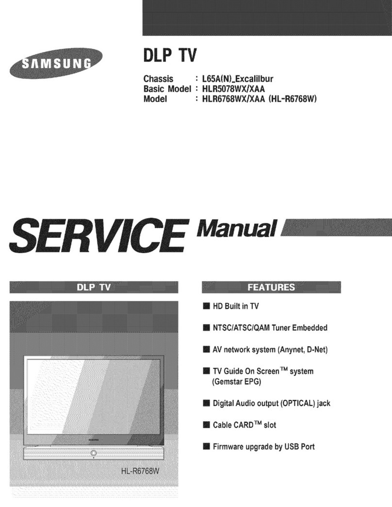 Samsung HLRS078WX/XAA User manual Samsung HLRS078WX/XAA User manual