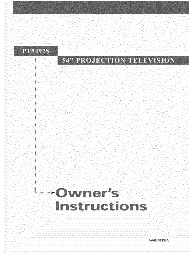 Samsung PT5492S Owner's instructions