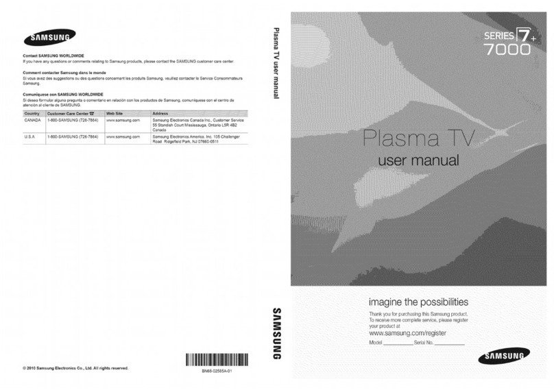 Samsung PN63C7000 User manual