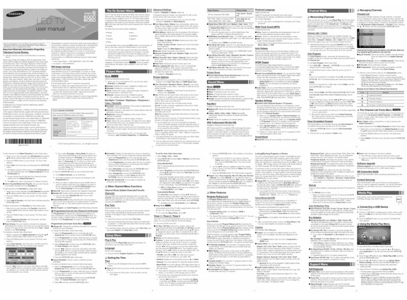 Samsung UN40EH6000 User manual Samsung UN40EH6000 User manual