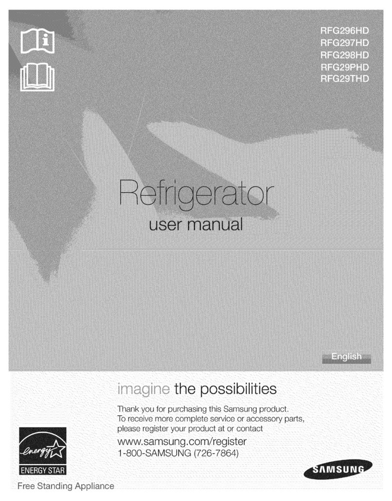 Samsung RFG29PHD SERIES User manual