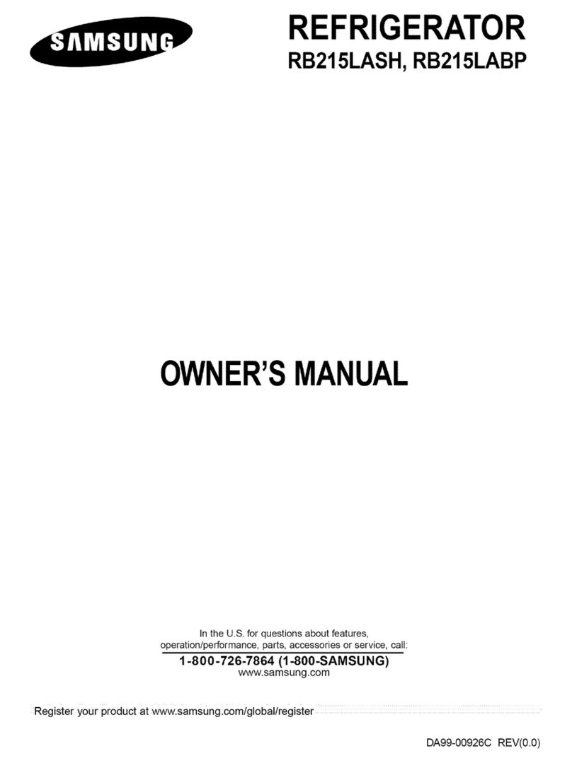 Samsung RB215LASH User manual