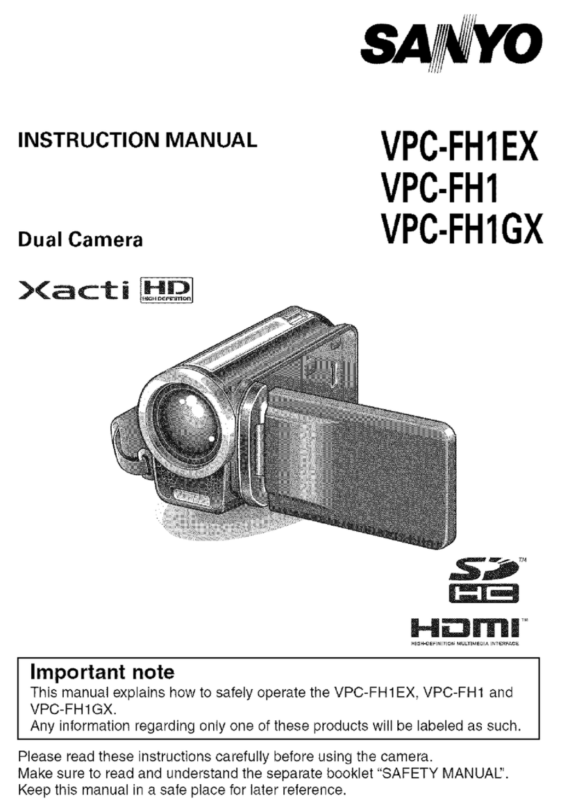 Sanyo Xacti VPC-FH1 Series User manual