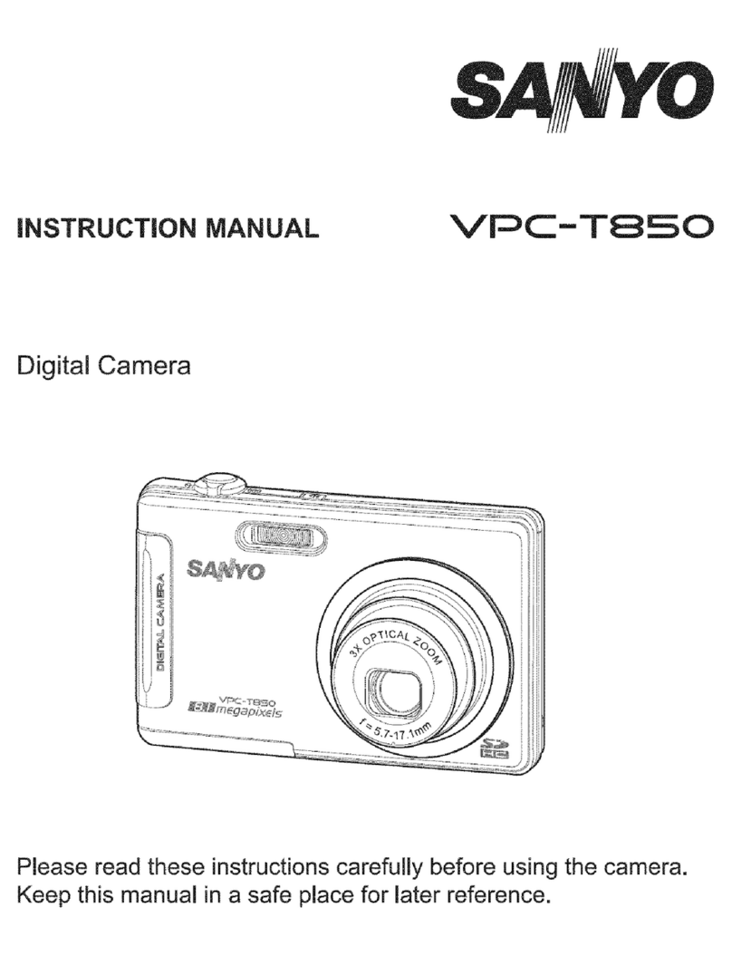 Sanyo VPC-T850 User manual