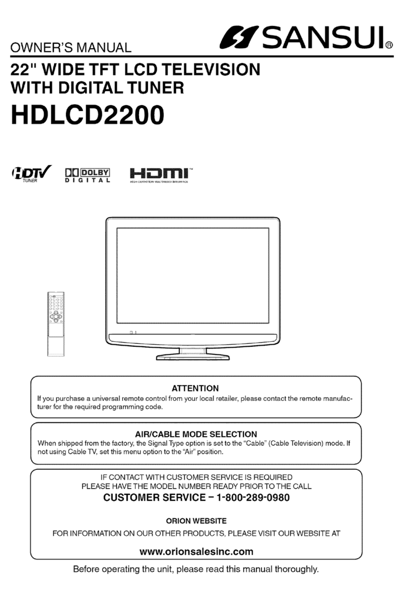 Sansui HDLCD2200 User manual