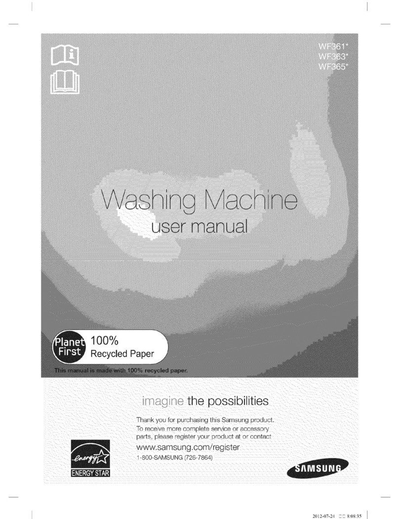 Samsung WF361BVBEWR/A1-0001 user manual