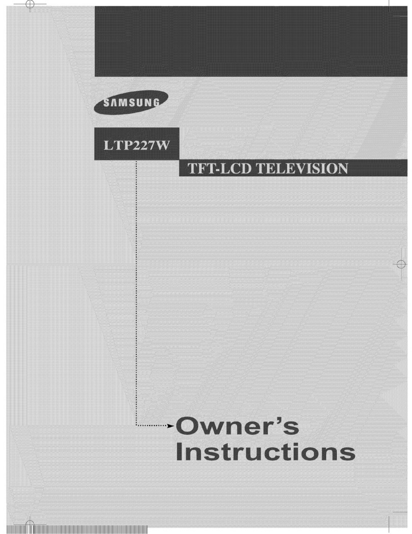 Samsung LTP227W - HD-Ready Flat-Panel LCD TV User manual