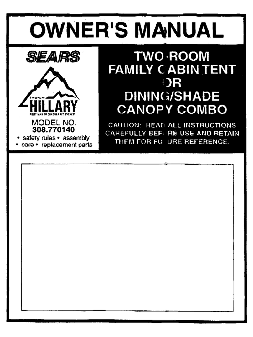 Sears Hillary 308.770140 owner's manual