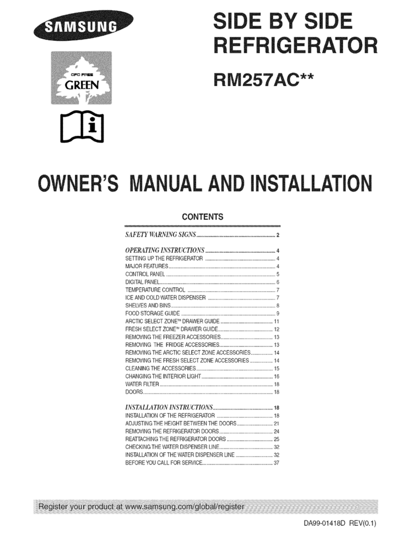 Samsung RM257ACRS/XAA-0000 and Safety guide