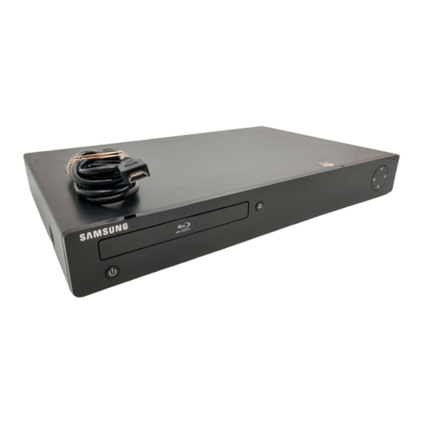 Samsung BDP1500 - Blu-Ray Disc Player User manual