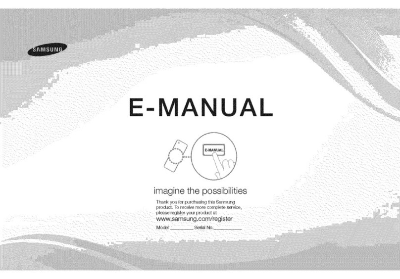 Samsung PN51E490B4FXZA E- E-manual