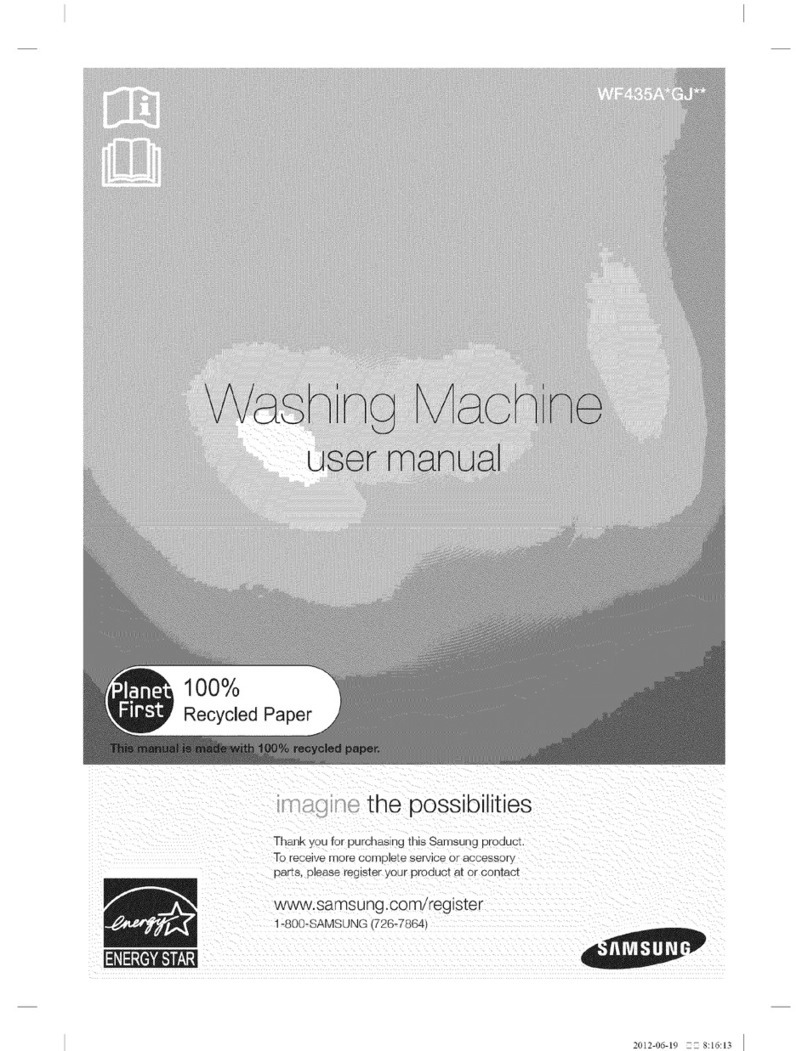 Samsung WF435ATGJWR/A1-0002 User manual