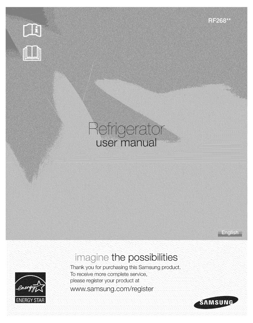 Samsung RF268ABWP/XAA user manual