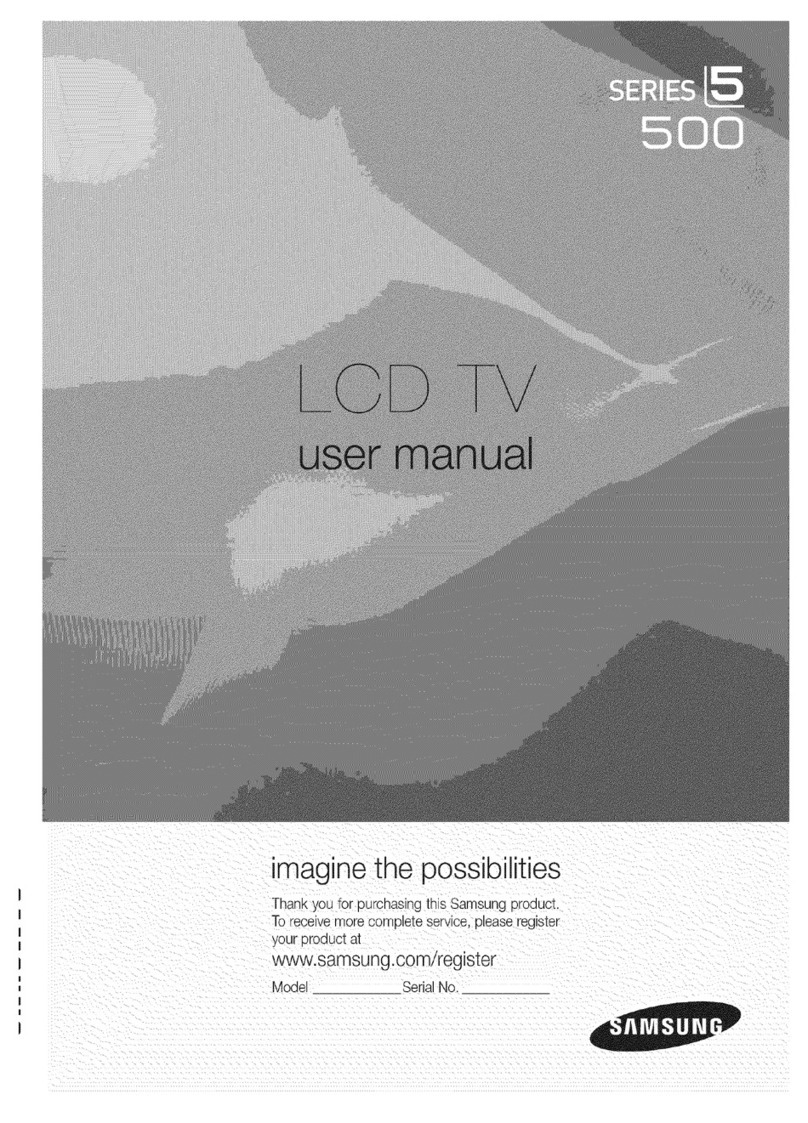 Samsung Series 5 500 LN40C500 user manual