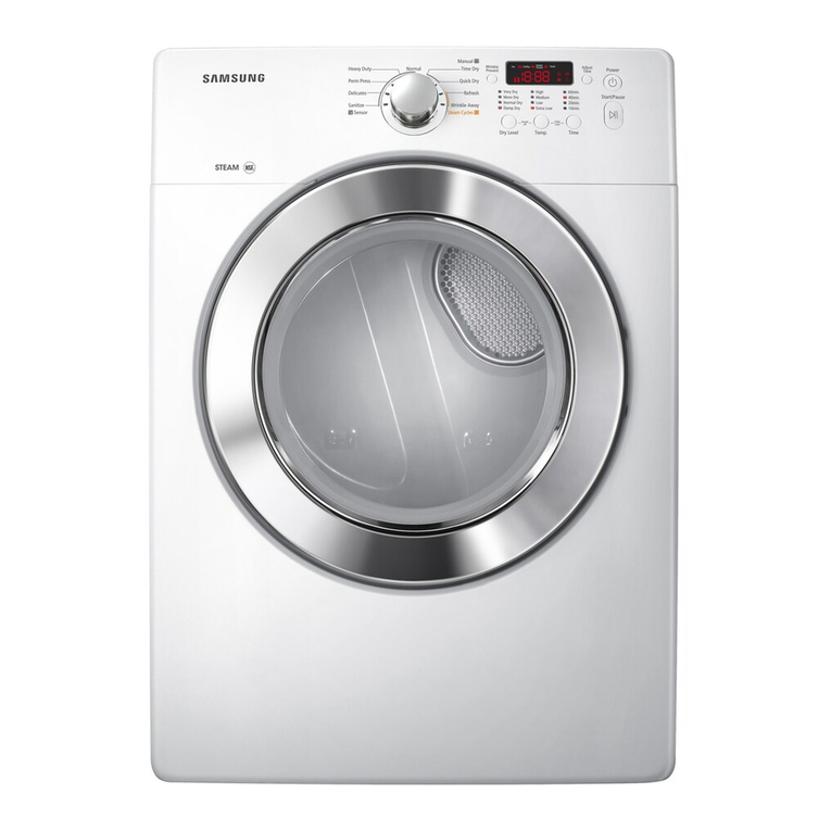 Samsung DV365ETBGWR/A3-0001 user manual