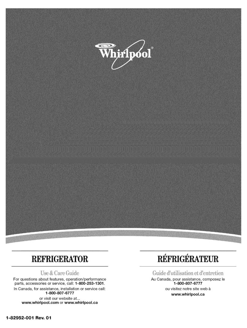 Whirlpool EL88TRRWS01 User manual