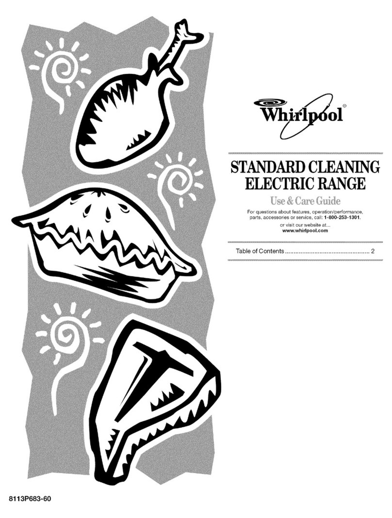 Whirlpool RF301OXTW01 Use & care guide