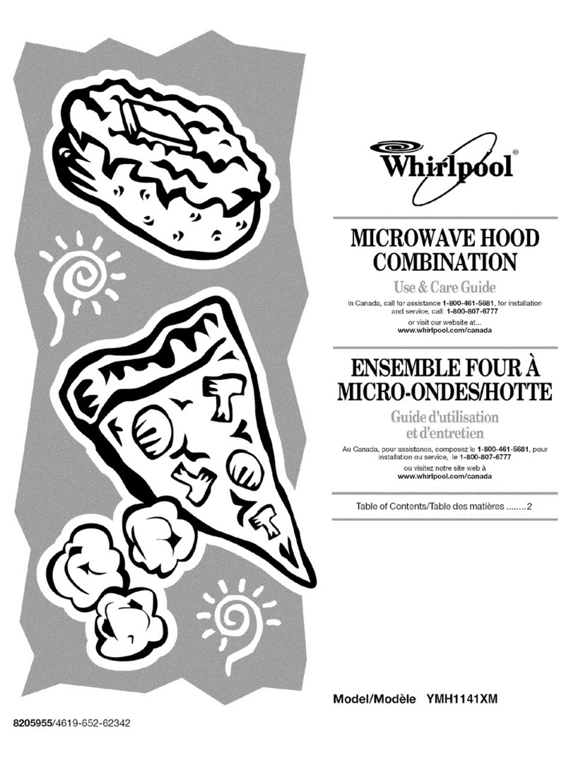 Whirlpool YMH1141XM Use & care guide