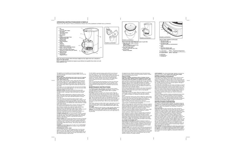 Windmere CM-1400P User manual
