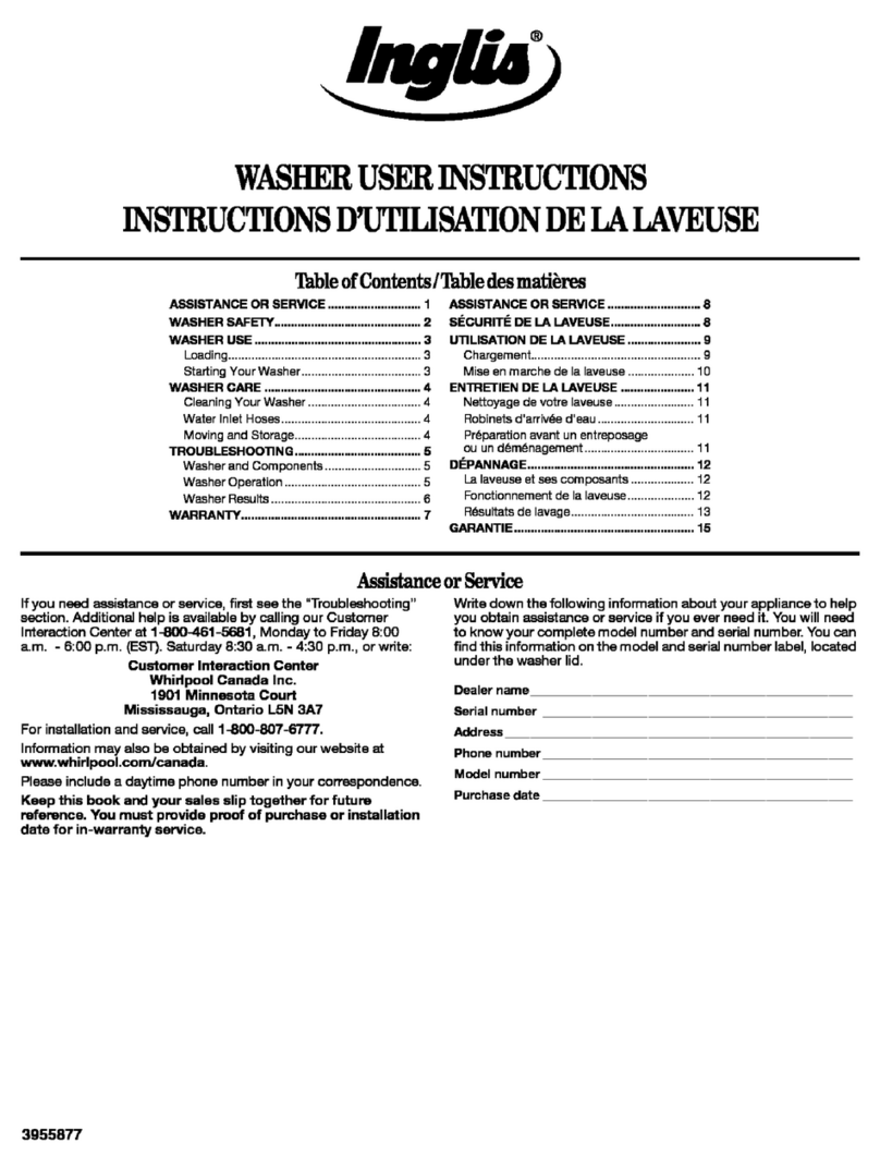 Inglis IP42002 User manual