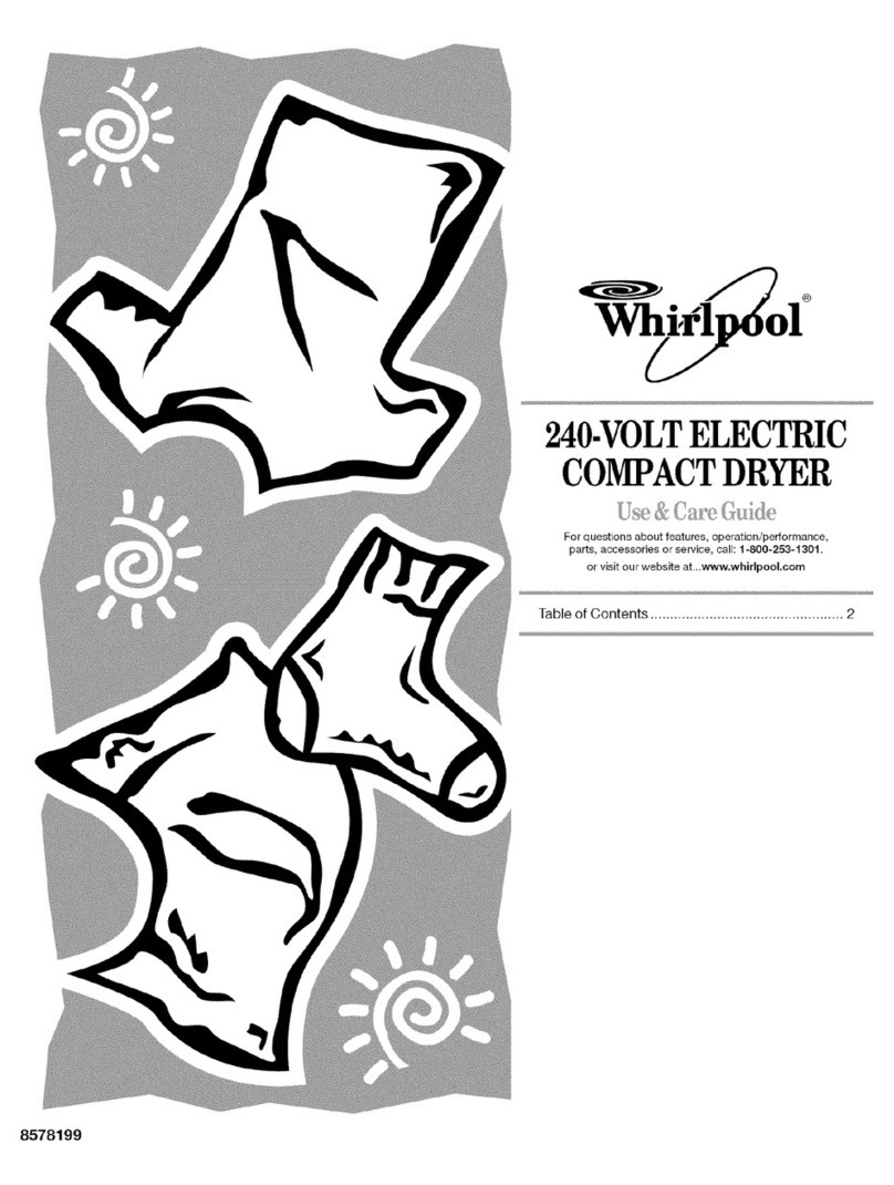 Whirlpool LER3622PQ2 User manual