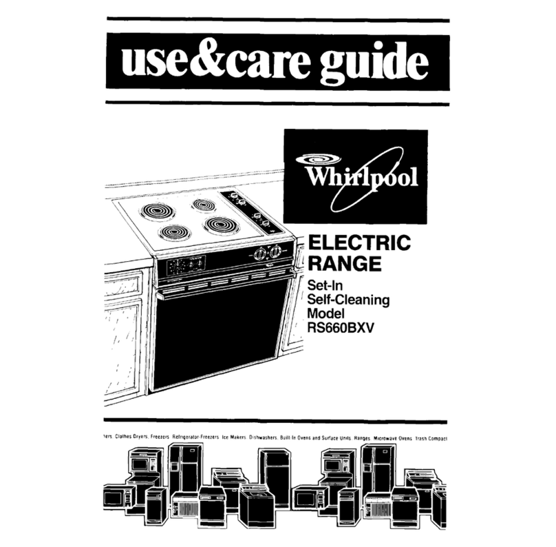 Whirlpool RS660BXV User manual