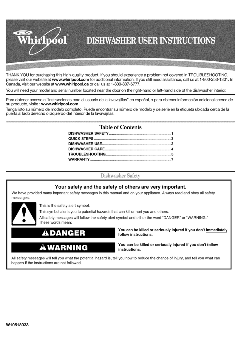 Whirlpool WDF550SAAB0 User manual