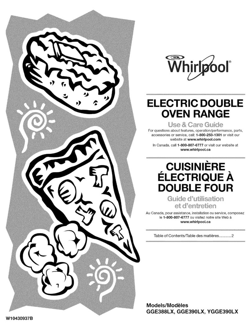 Whirlpool GGE388LX - 8-18-10 Use & care guide Whirlpool GGE388LX - 8-18-10 Use & care guide