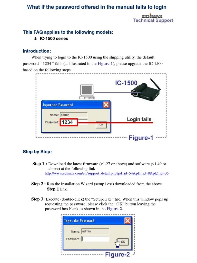 Edimax IC-1500 series Instruction Manual