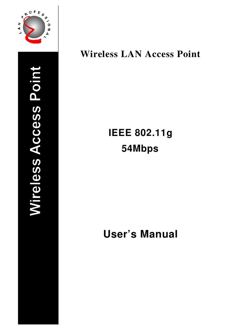 Edimax Wireless LAN Access Point User manual Edimax Wireless LAN Access Point User manual