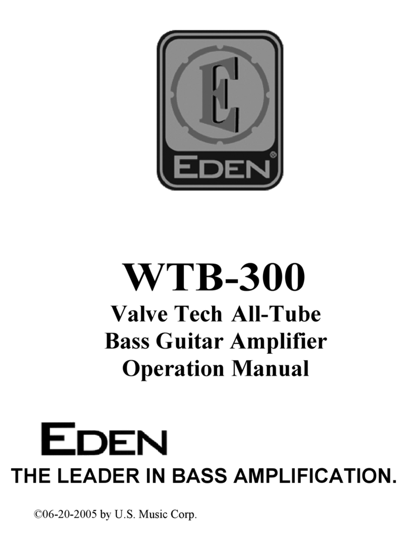 Eden WTB-300 User manual