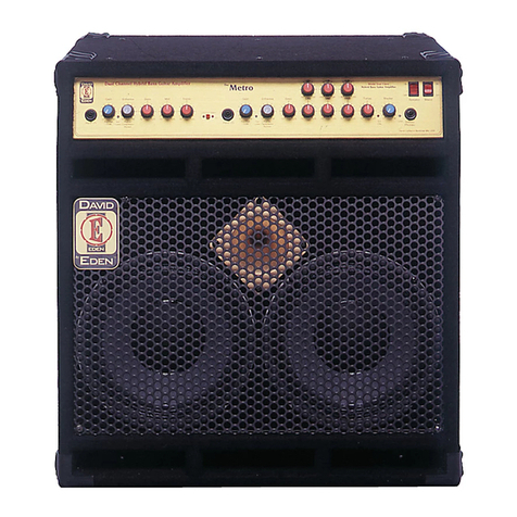 Eden METRO DC-210XLT Combo Operation manual