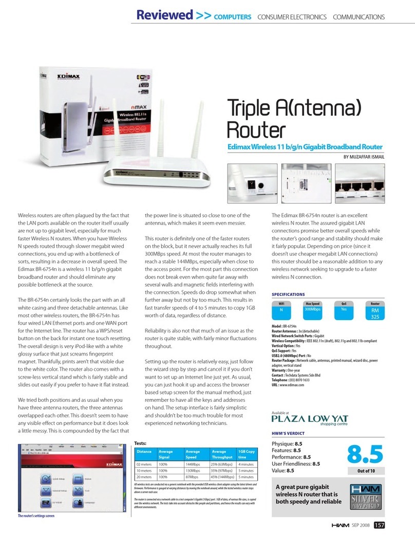 Edimax Triple A Installation guide Edimax Triple A Installation guide