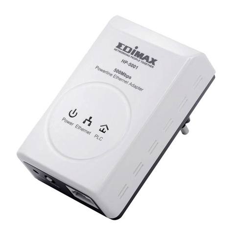 Edimax HP-5001 Quick installation guide