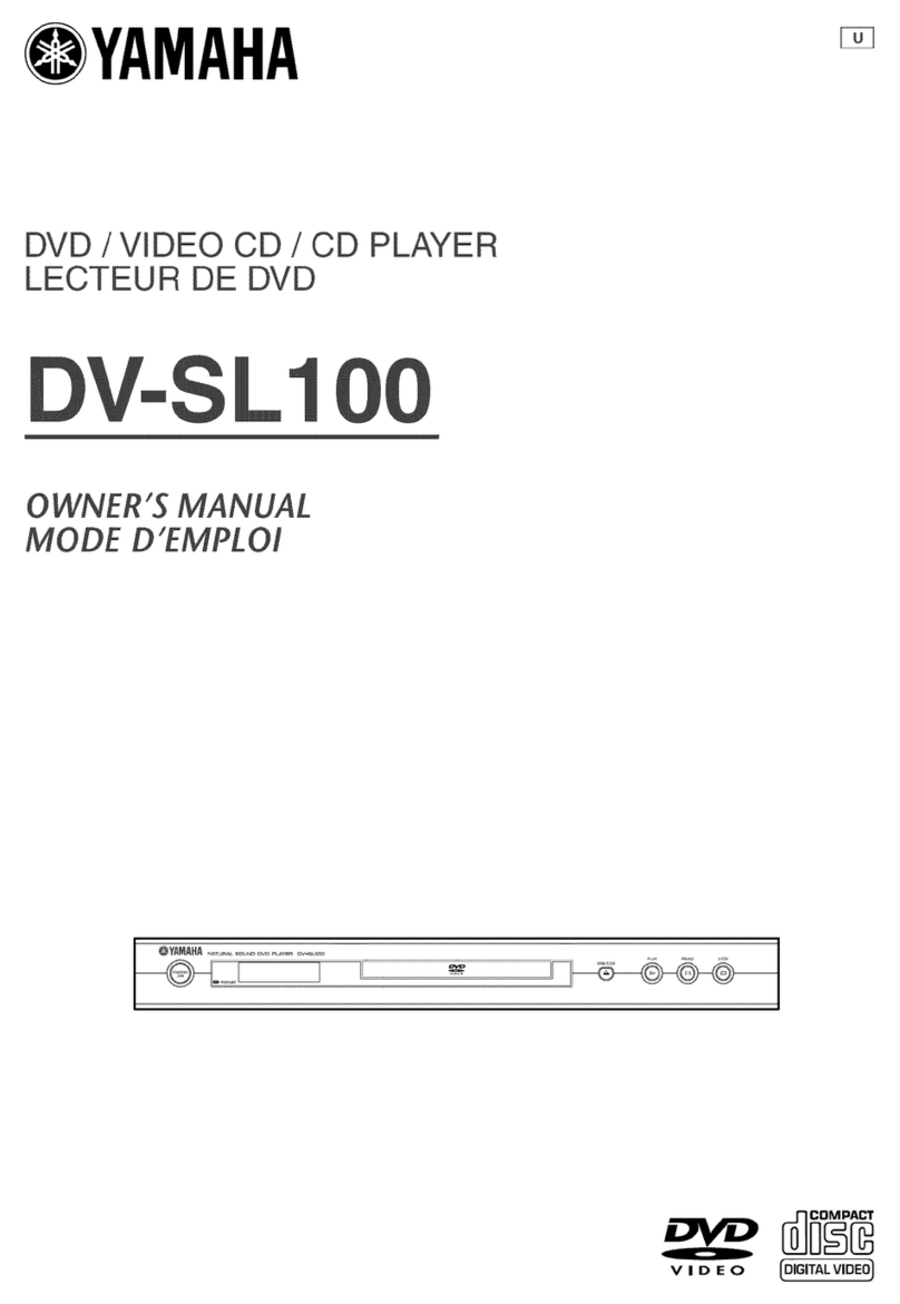 Yamaha DV-SL100 User manual