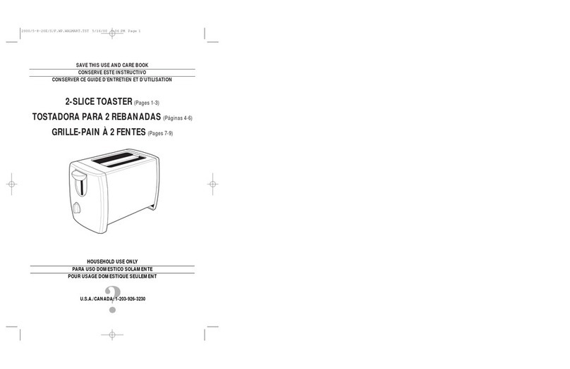 Windmere TS-2200 Installation instructions
