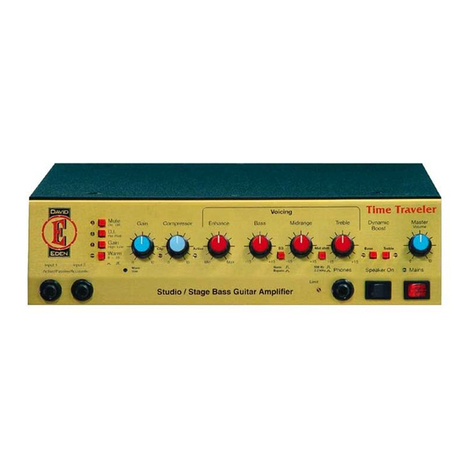 Eden WT-330 Time Traveler owner's manual