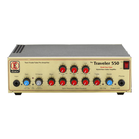 Eden WT-550 World Tour Series Operation manual