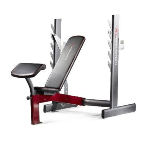 Weider Pro 450 L 831.15948.0 User manual Weider Pro 450 L 831.15948.0 User manual