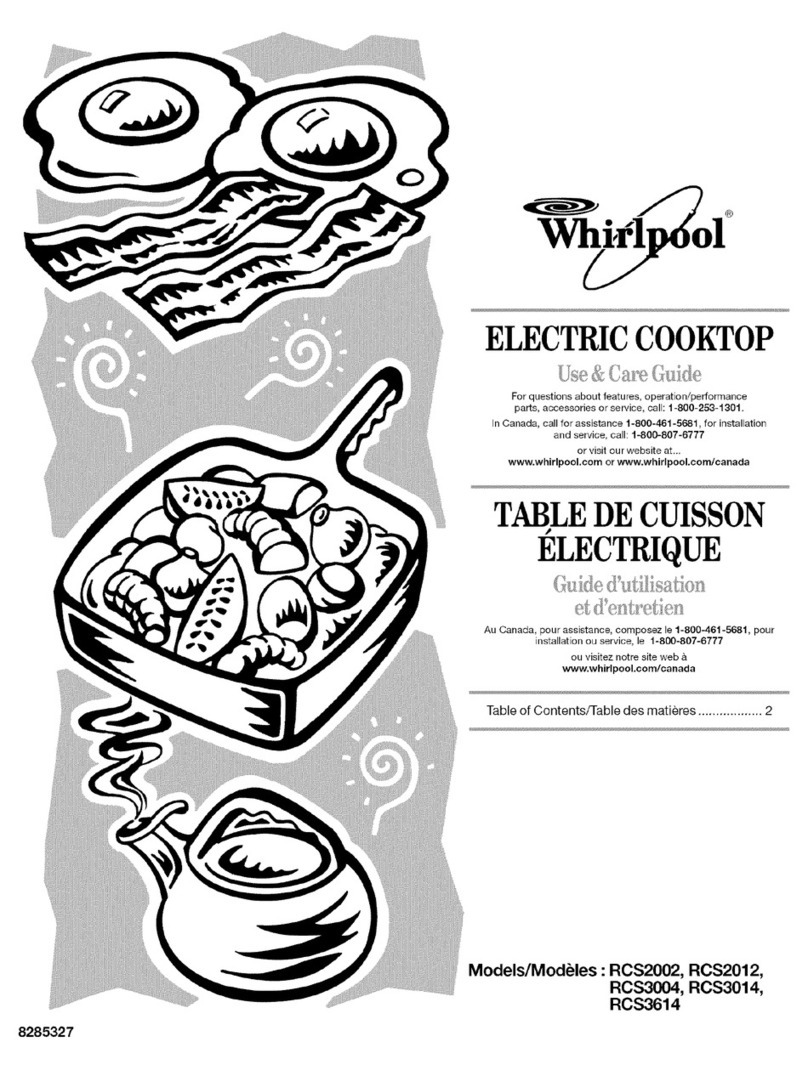 Whirlpool RCS2002 User manual