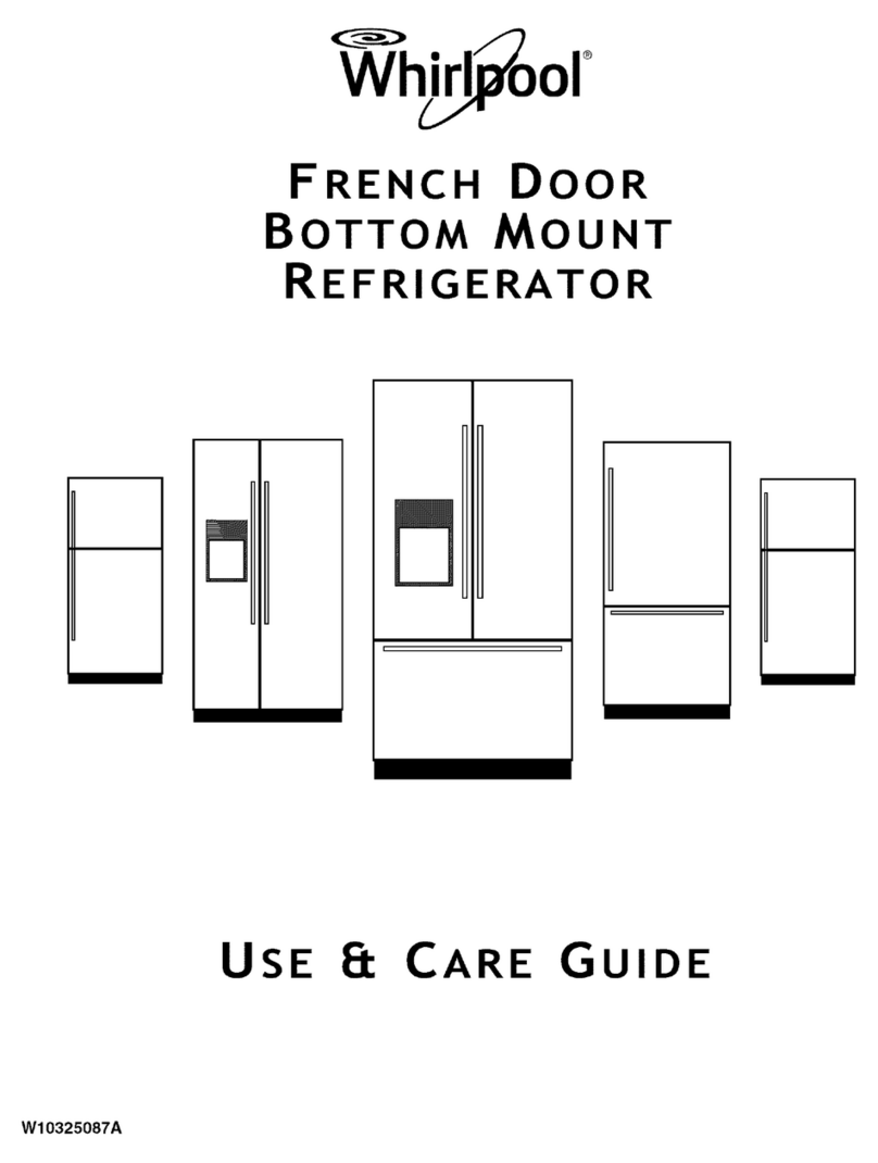 Whirlpool WRF989SDAW0 User manual Whirlpool WRF989SDAW0 User manual