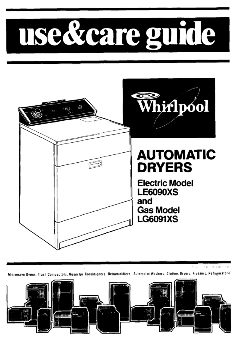 Whirlpool LE6090XS User manual