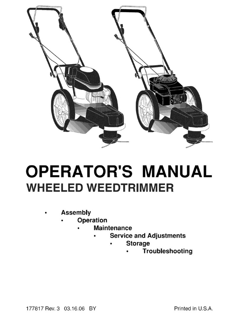 Weed Eater WT4000 Operator's manual