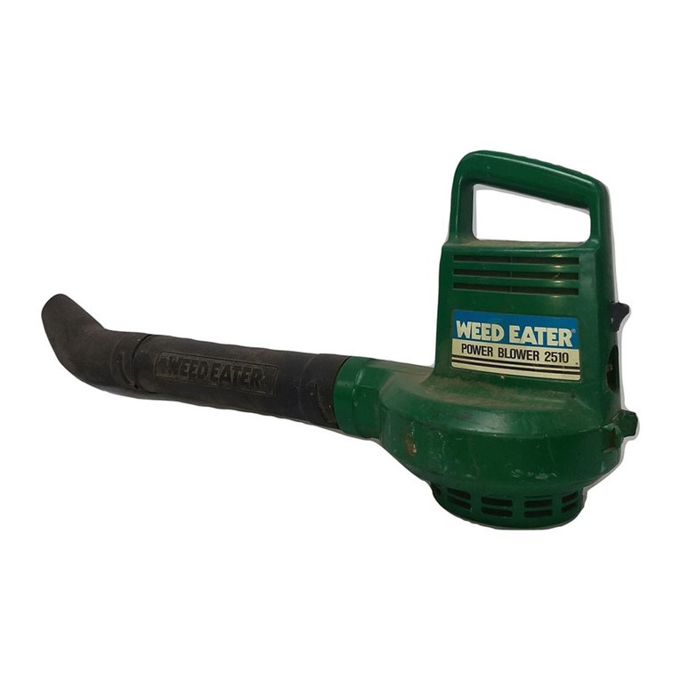 Weed Eater 2500 SERIES instruction manual