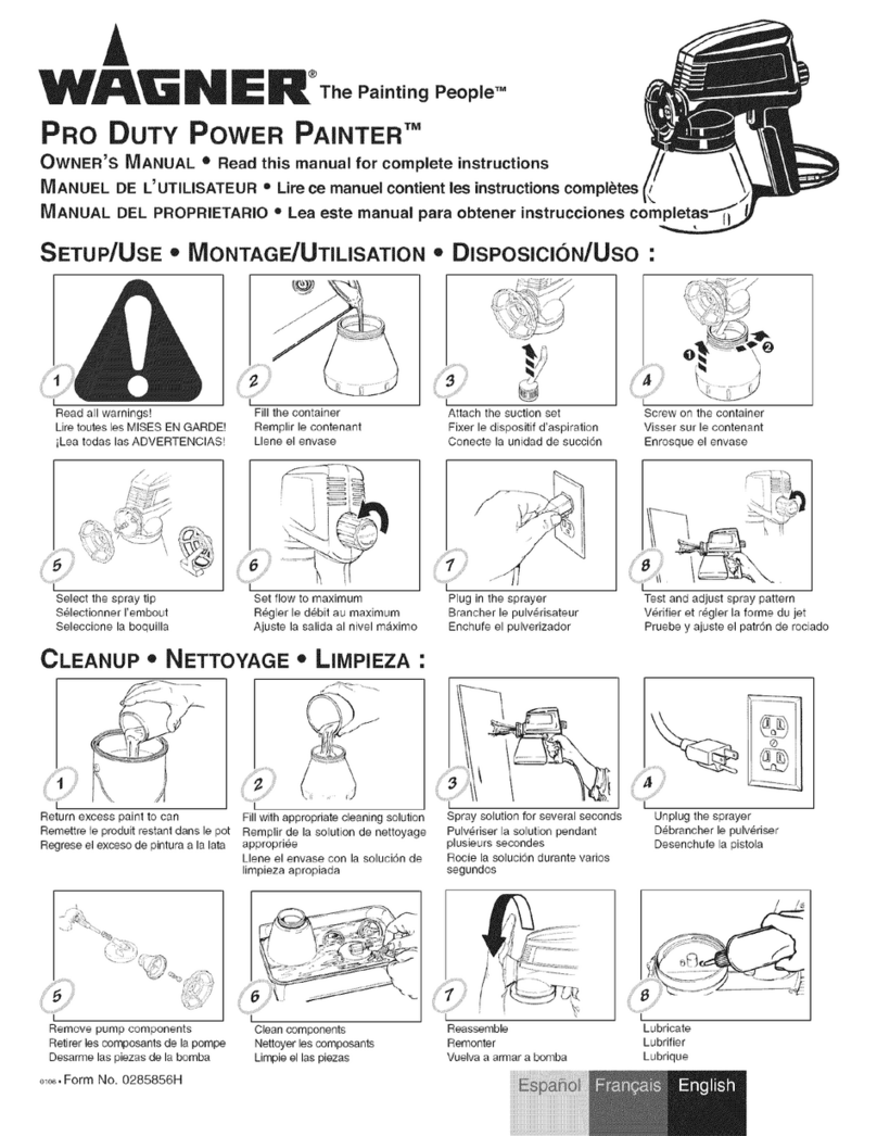 WAGNER PRO DUTY POWER PAINTER User manual