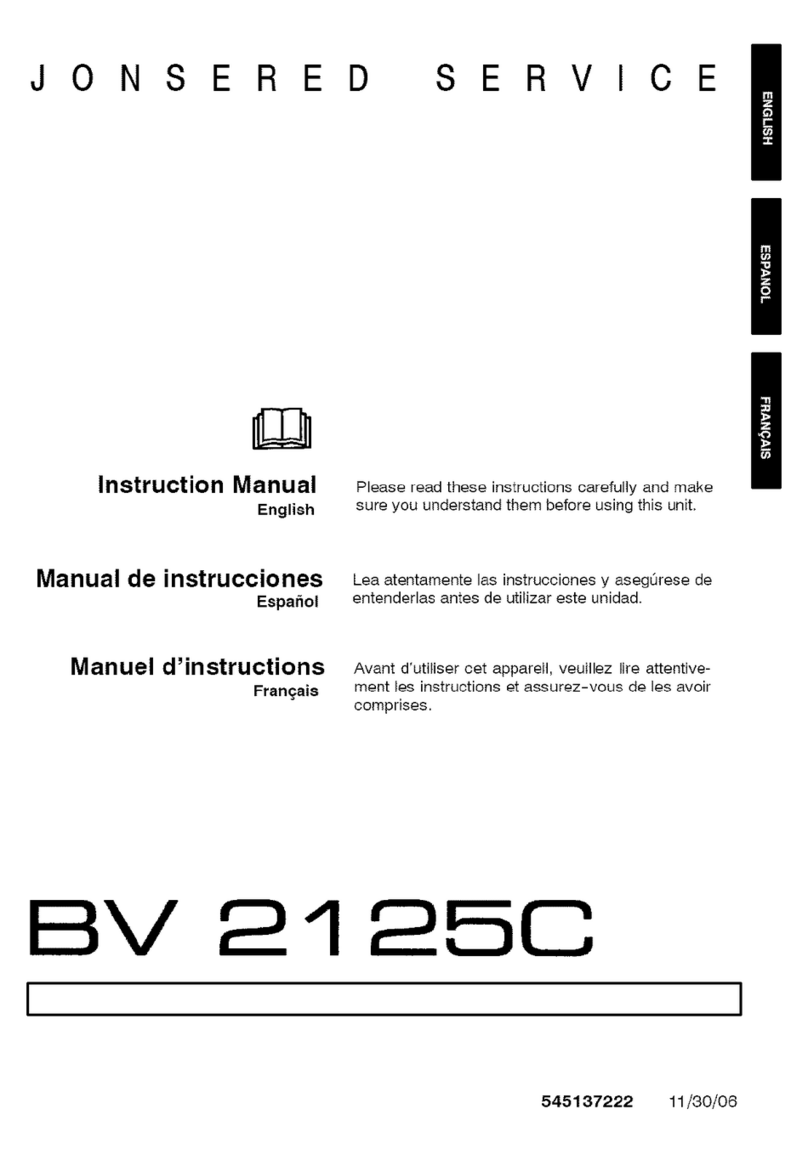Jonsered BV 2125C User manual