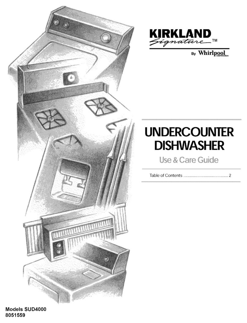 Whirlpool KIRKLAND SUD4000 User manual