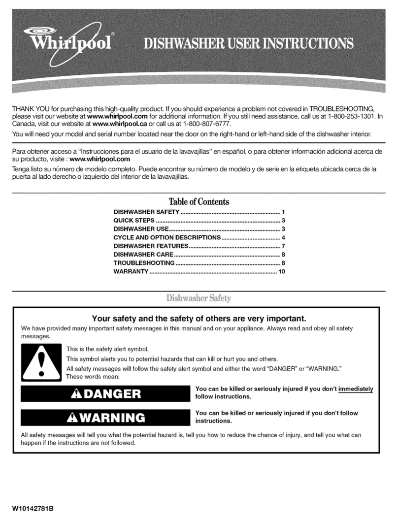 Whirlpool GU2300XTVS2 User manual