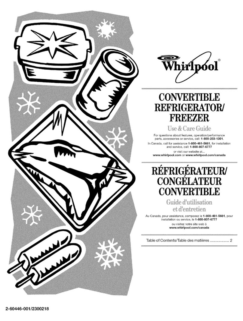Whirlpool EL7JWKLMQ04 Use & care guide
